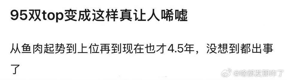 赵露思纯属是自己作的，虞书欣纯属是被围剿的​​​