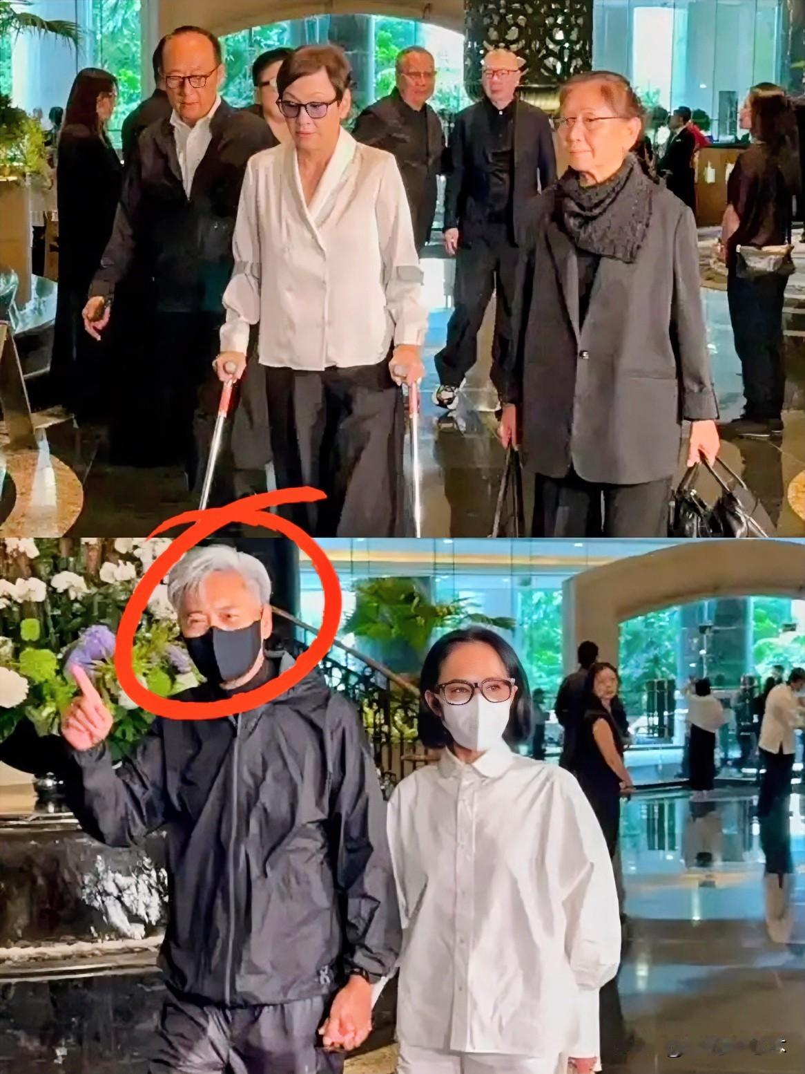 你不得不服施南生，今天在她的追思会上，余安安和周润发离婚几十年了，居然是第一