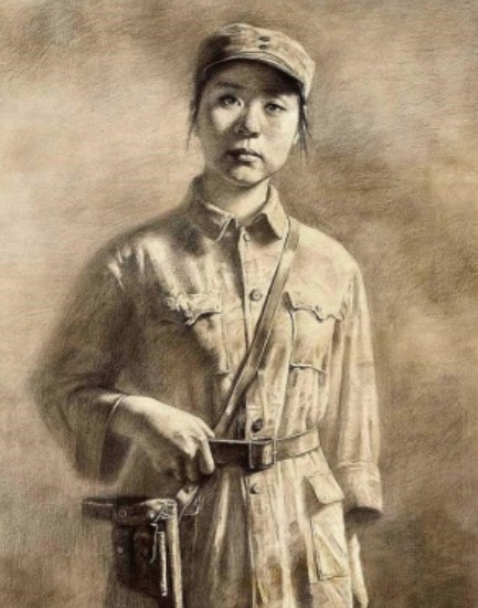 1940年，女战士江涛被军阀押到了山坡上执行枪决，行刑前，一名军官对她说：“如果