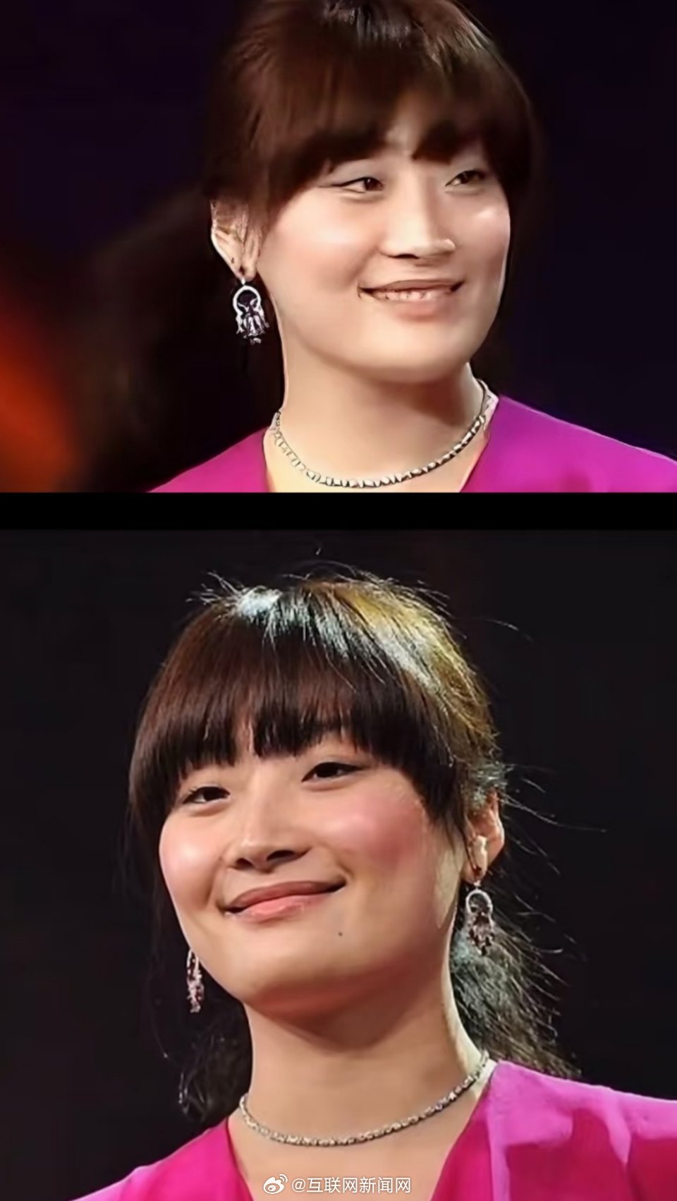 网友吃瓜发现宗馥莉戴过黄杨钿甜同形制graff耳环，她的应该是真的。[笑着哭]