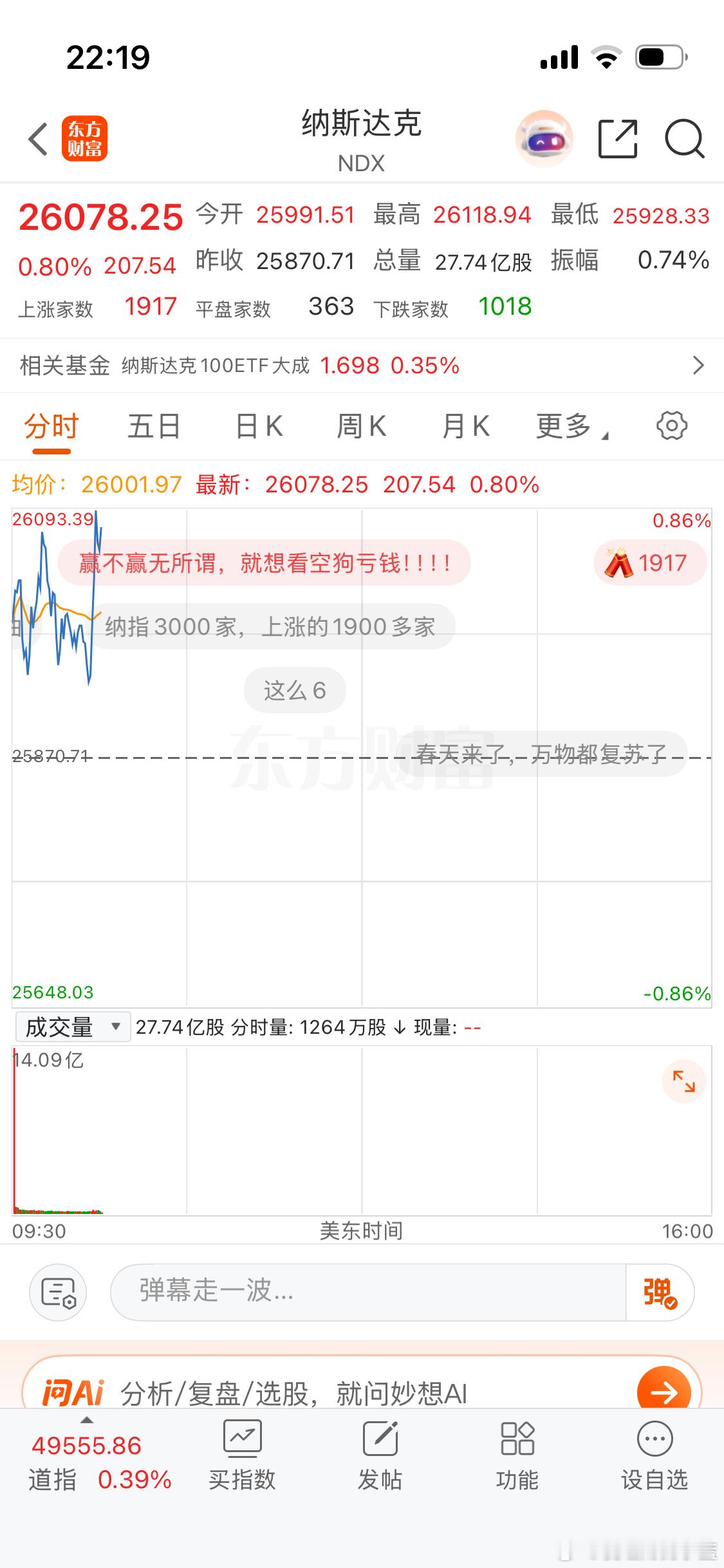 直线拉升有什么消息吗？