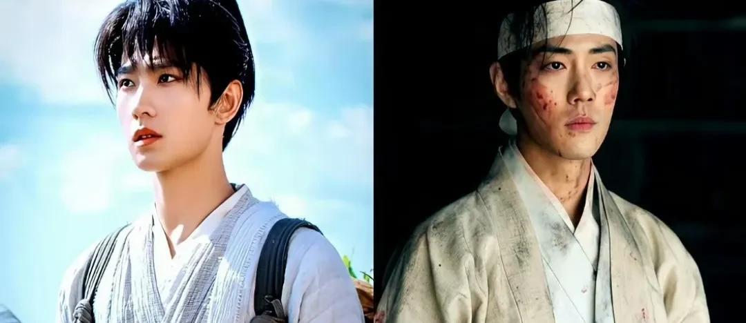 同平台播出，杨洋的《凡人修仙传》肯定是要和肖战的《藏海传》比较一下，虽然类型不同