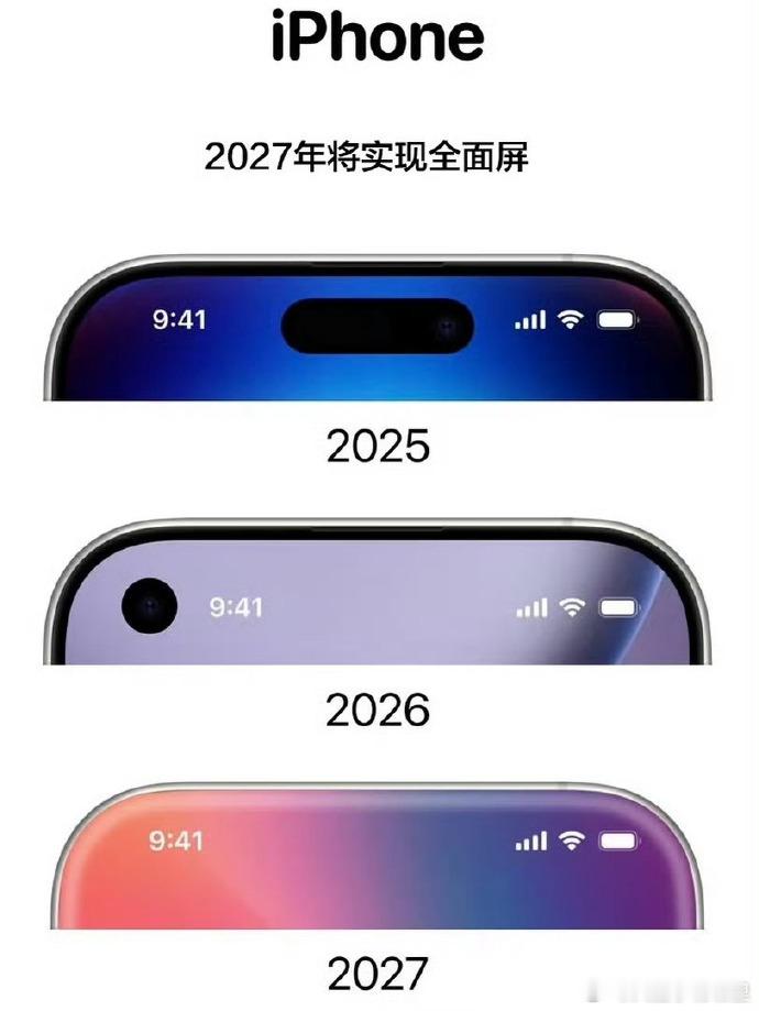 曝iPhone20搭载无开孔真全面屏iPhone18都还没出，20就开始放