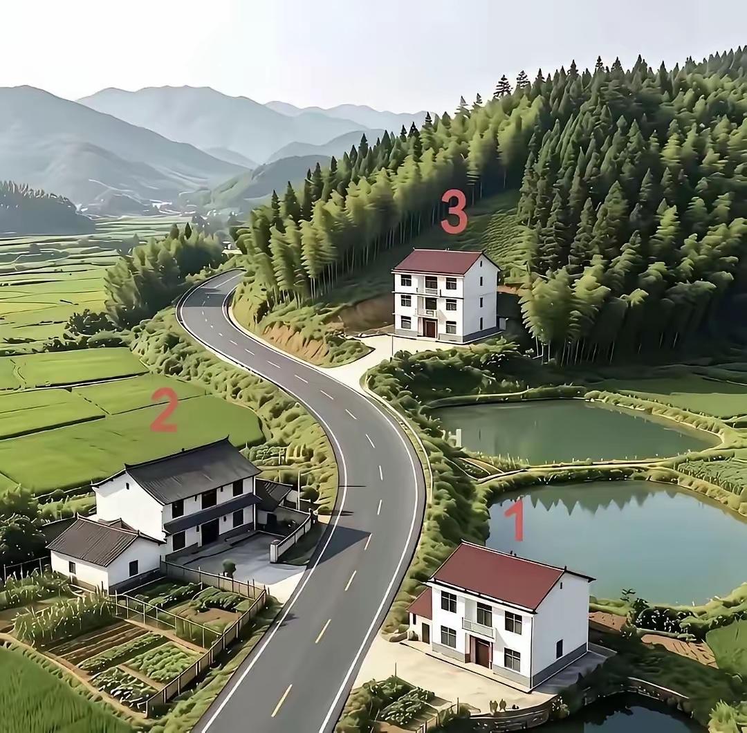 这几栋房子的位置，哪个会更好一些呢？