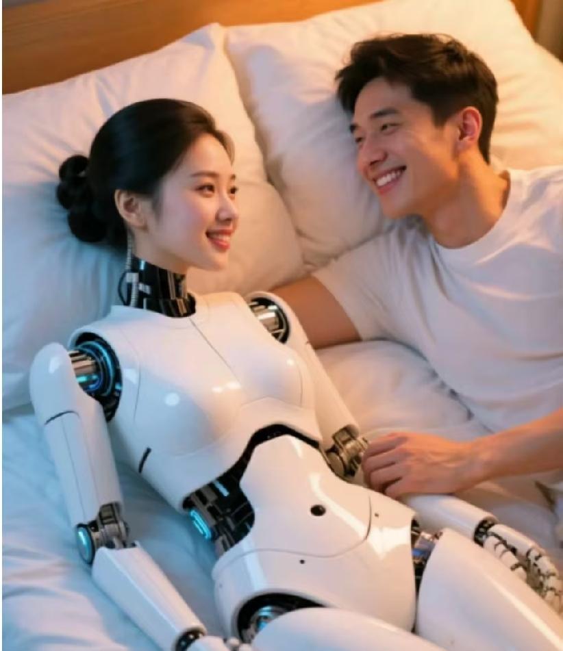 有个性学家预言，10年内AI女性机器人普及，结婚率和出生率会断崖式下跌。我当