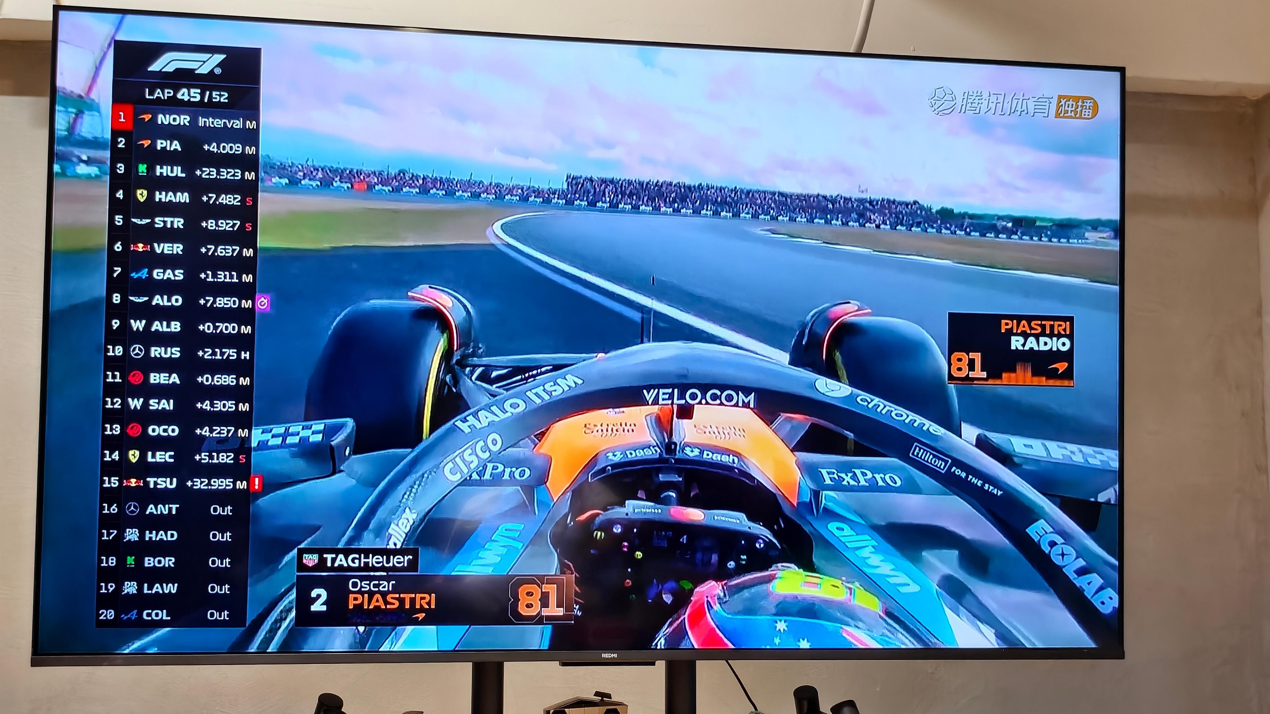 2025F1英国大奖赛卧槽，霍肯伯格，跑了15年的f1，从来没登上领奖台，今天起