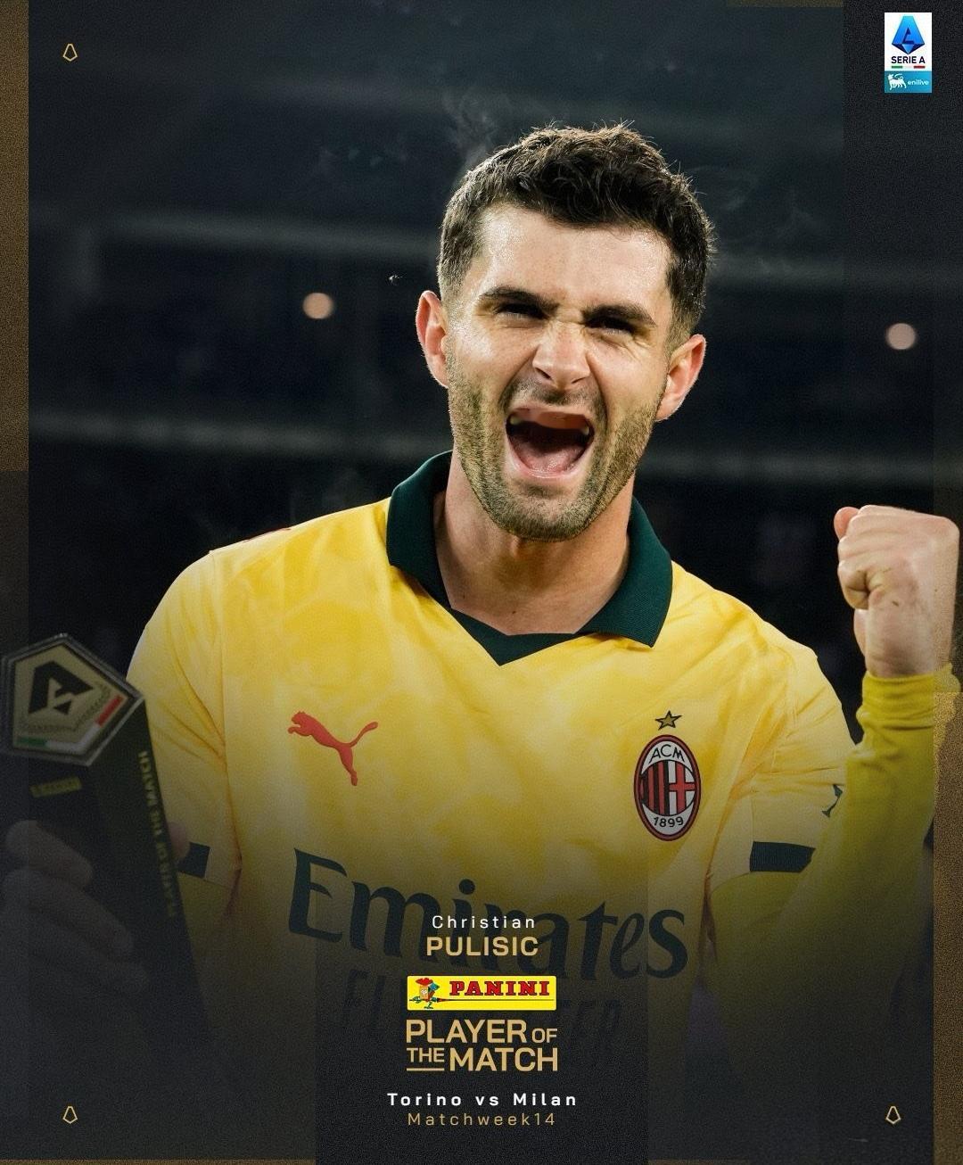 带病救主！普利希奇替补双响导演逆转，米兰登顶意甲