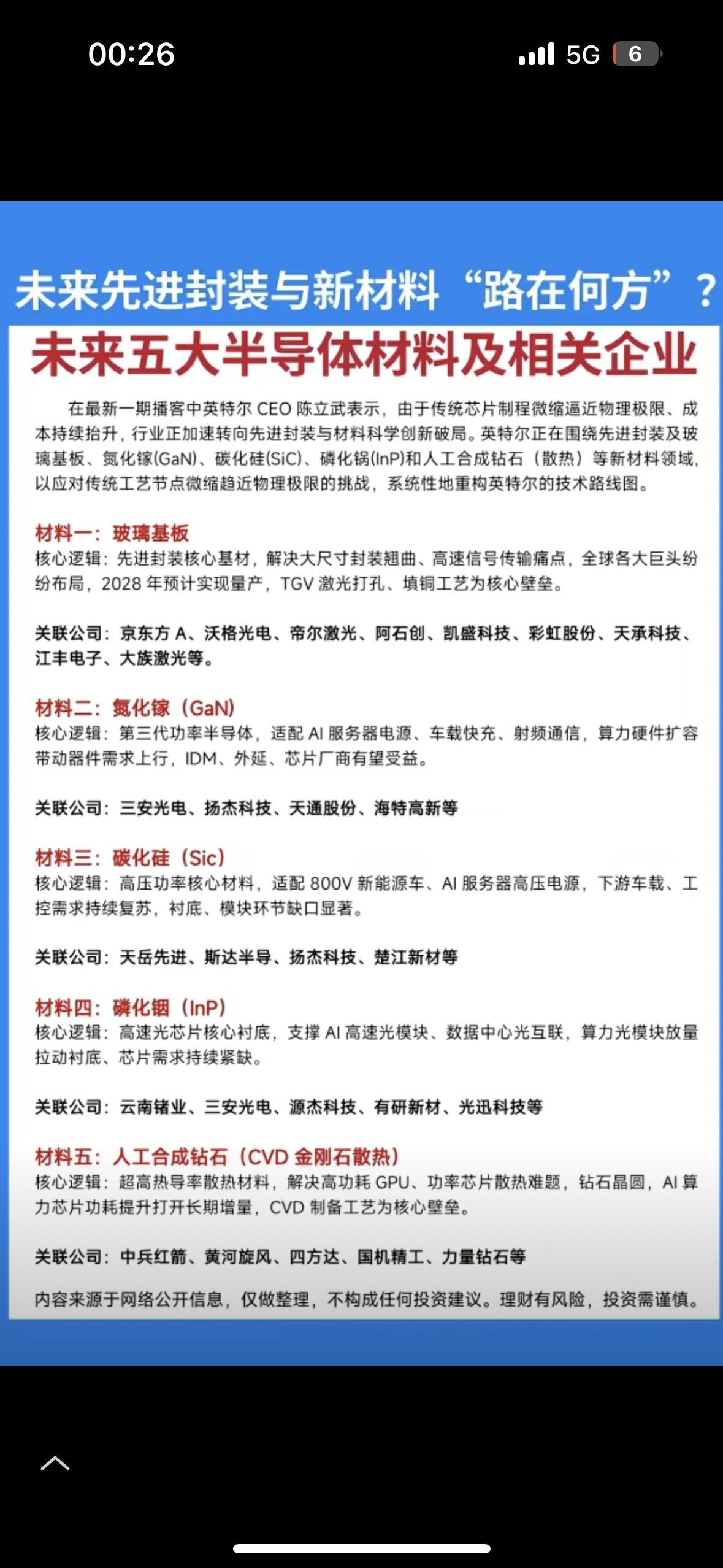未来先进封装与新材料“路在何方”？半导体材料——五大未来方向！1.玻璃基板2.氮