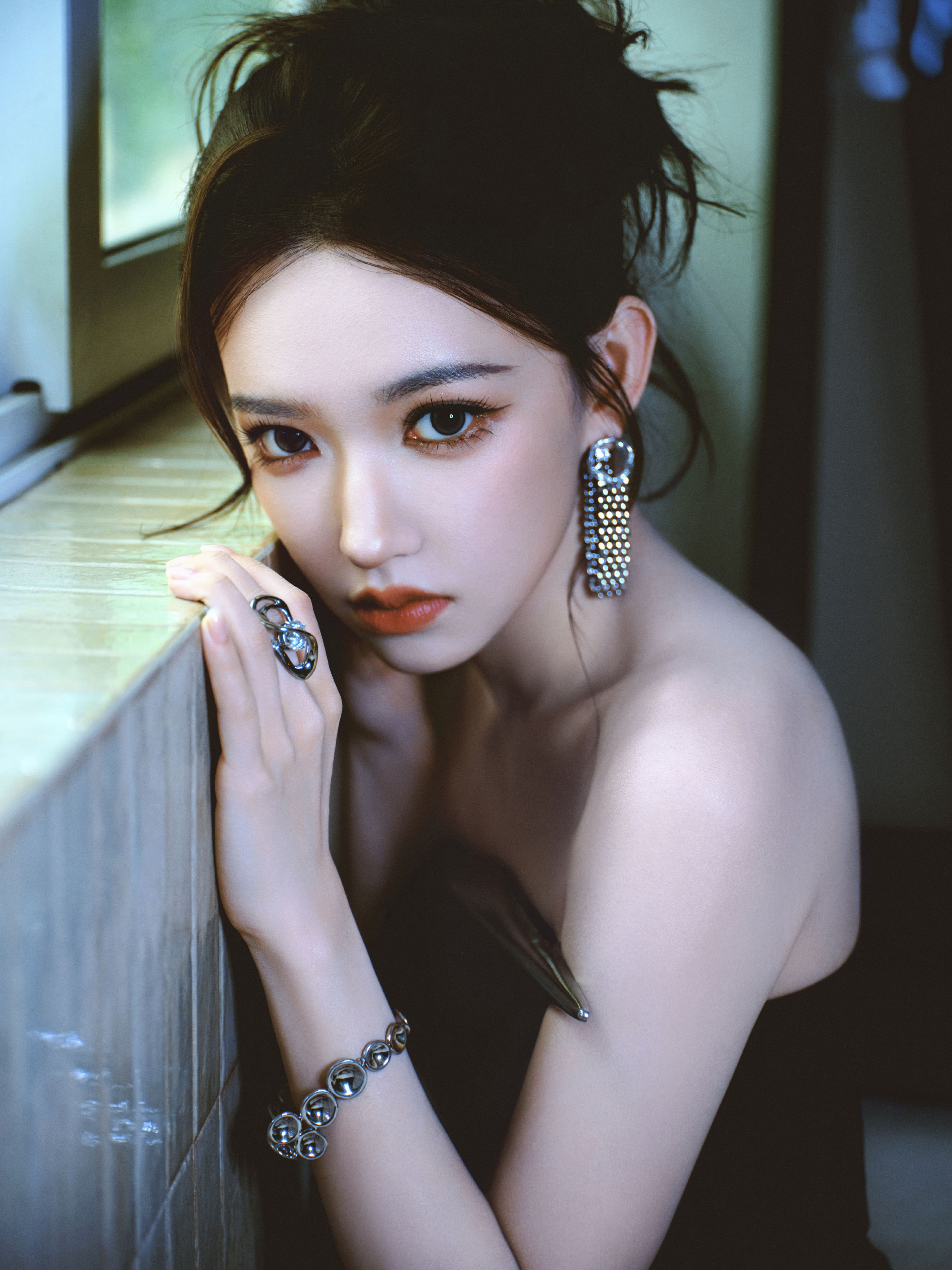 程潇黑裙好美直接就是一整个美神降临简直夯爆了
