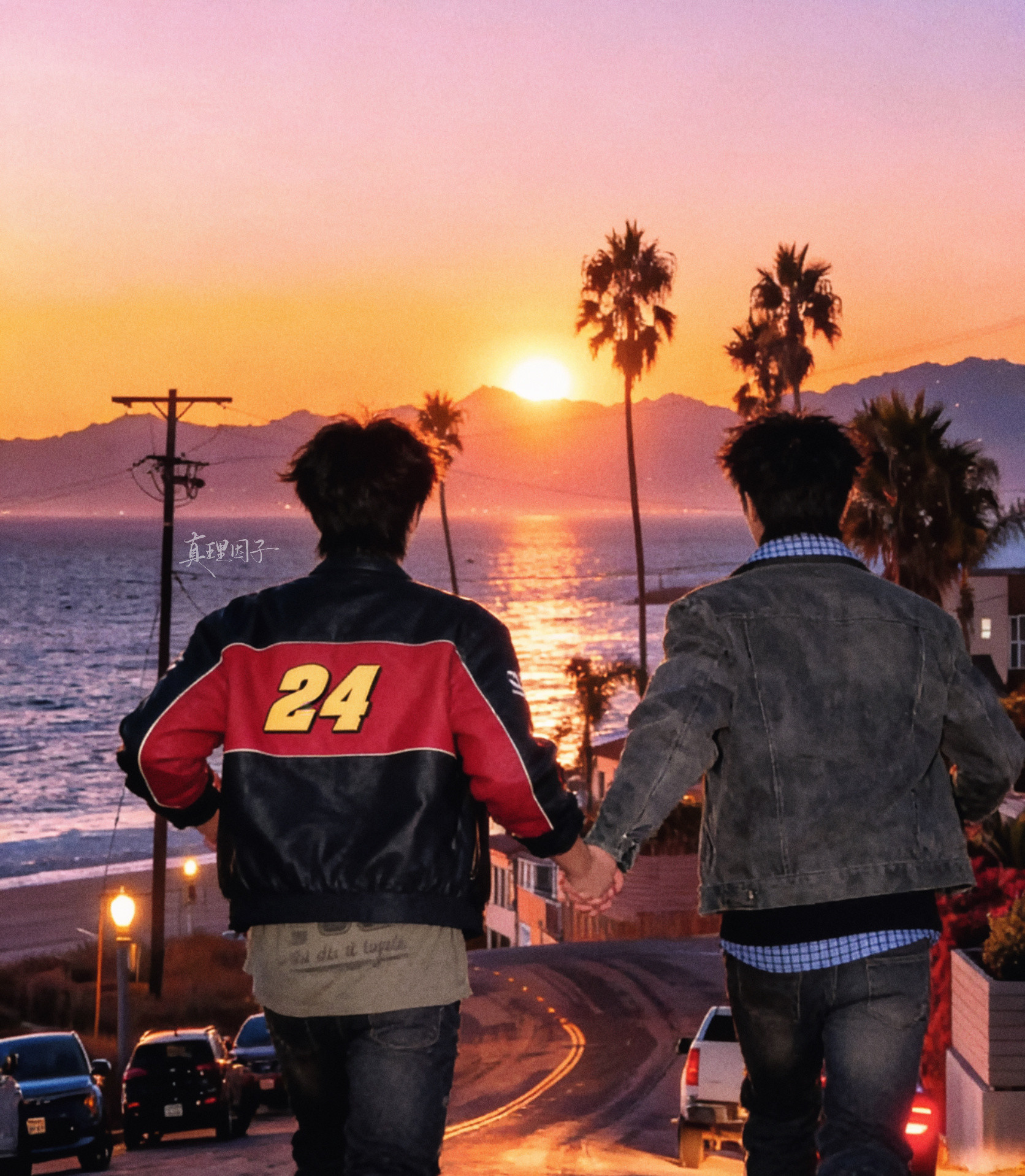 想和你追逐加州的日落🌅