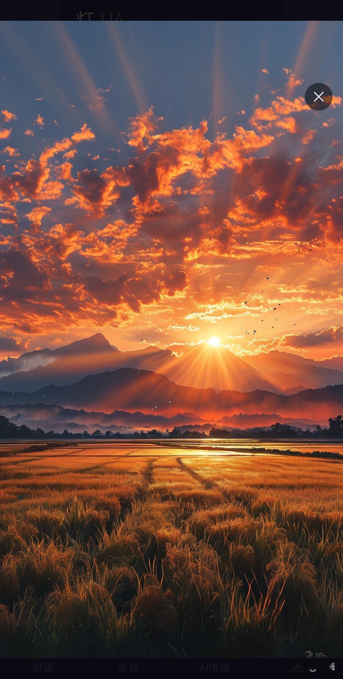 给大家分享一张我特别钟爱的落日照片。那是去年冬天于北京拍摄的，1月20日的冬日黄