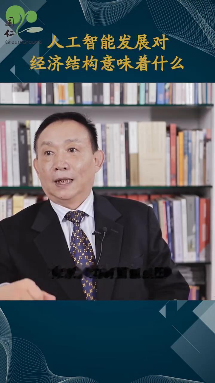 人工智能发展对经济结构意味着什么？卢麒元。有人把AI人工智能真正的经济意义和