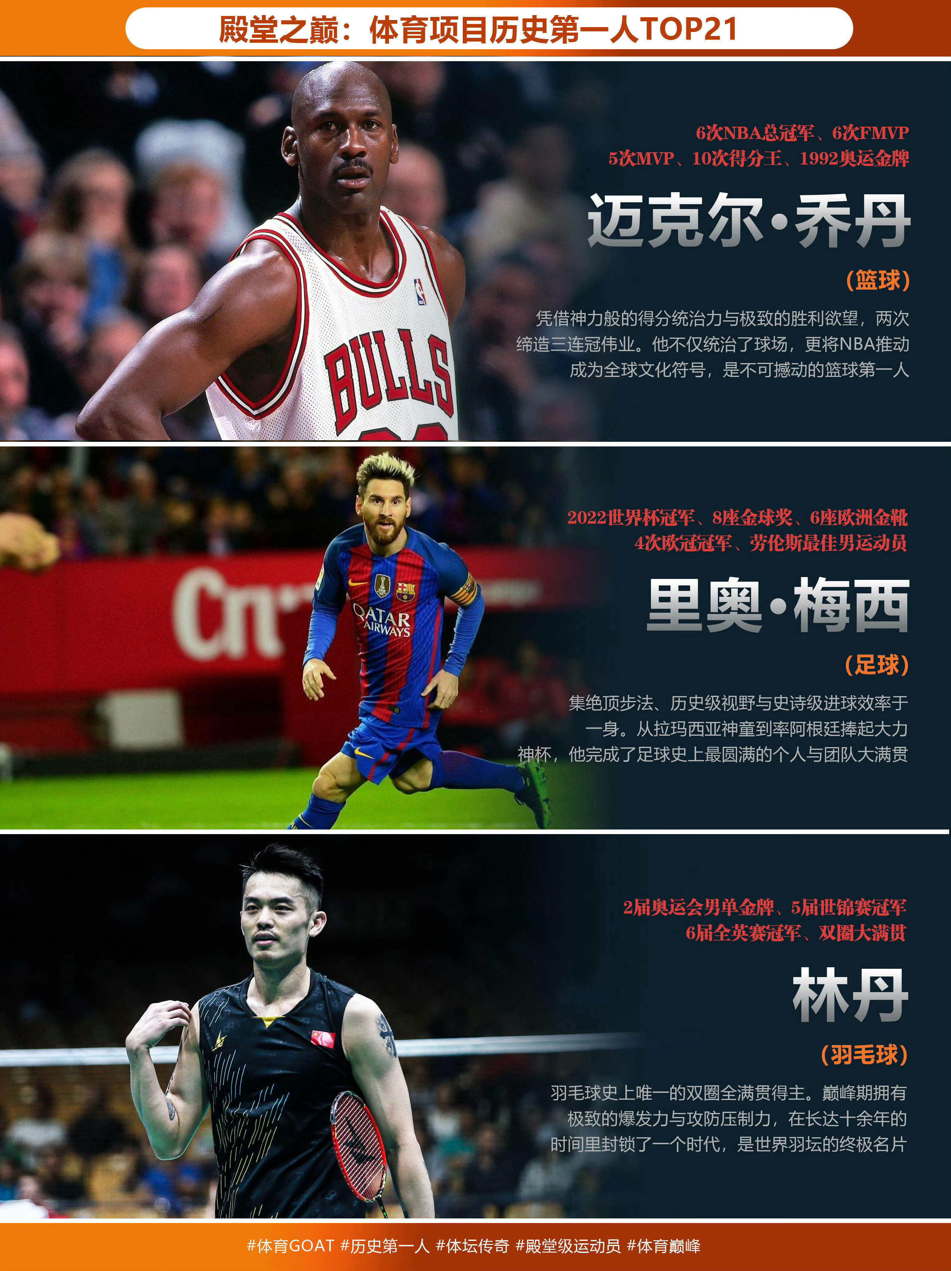 都是真正的GOAT，都是大魔王 ​