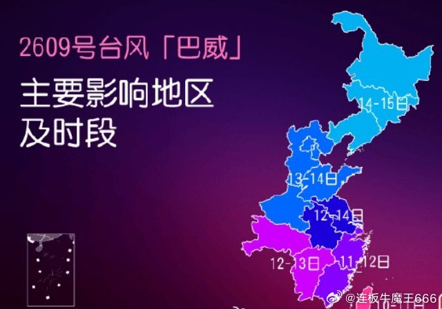 台风“巴威”强降雨将覆盖10余省区市降雨时间表来了中央气象台预计，受西南季风和