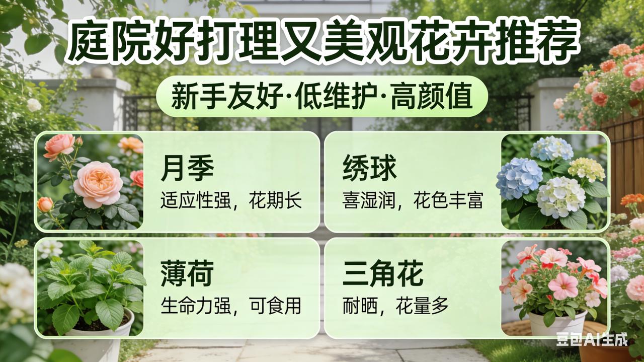庭院养花选什么？好打理又美观的花卉分享