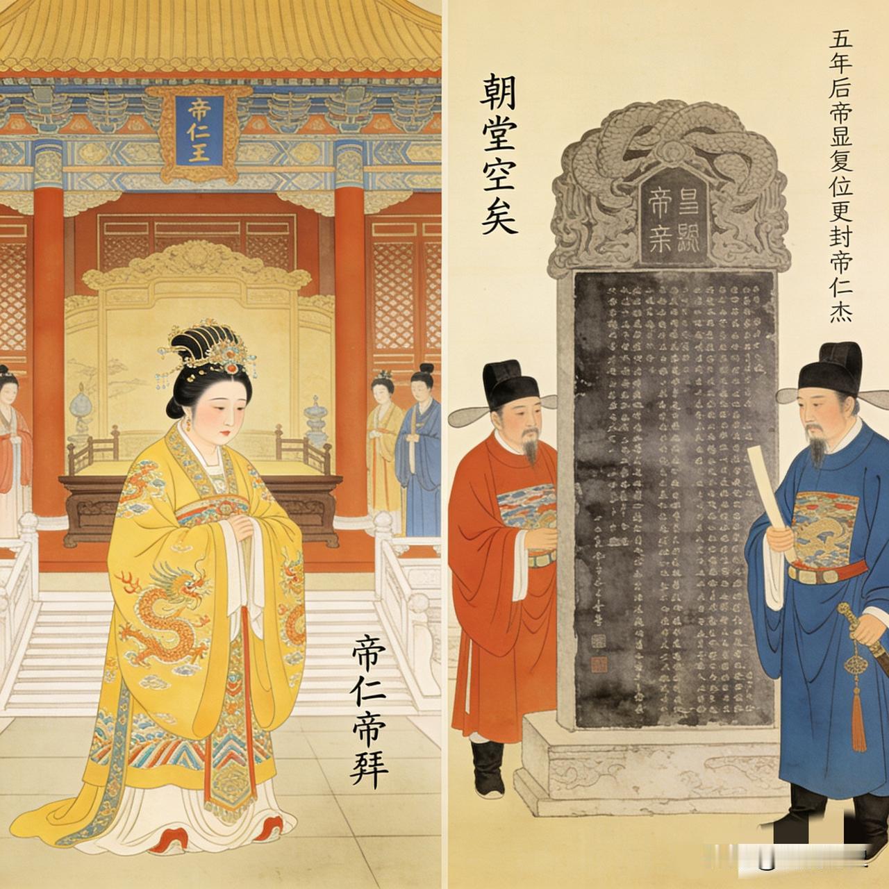 700年深秋，武则天亲登洛阳城门，送狄仁杰返乡。仪仗撤去，老太太忽然凑近，一根手