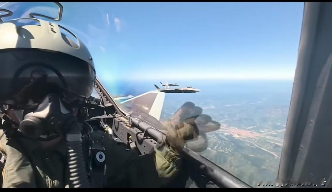 我认为这是最帅的一张照片这个手势什么时候才能真正的用上最帅的飞行员