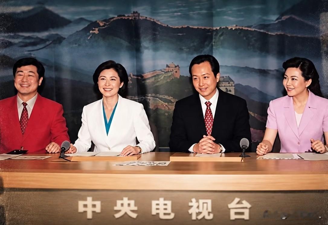 29年前的四张笑脸，如今只剩一人。1997年7月1日，香港回归央视大型直播演