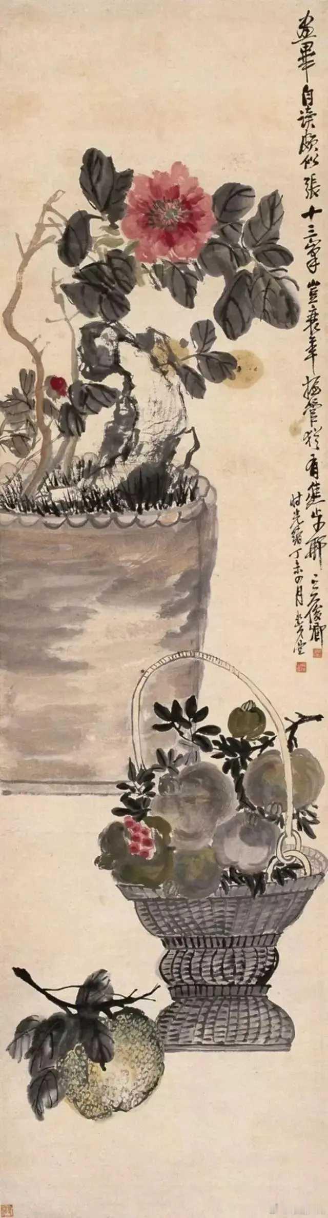 吴昌硕（1844-1927）是清末民初的著名书画家、篆刻家，被誉为“后海派”的代