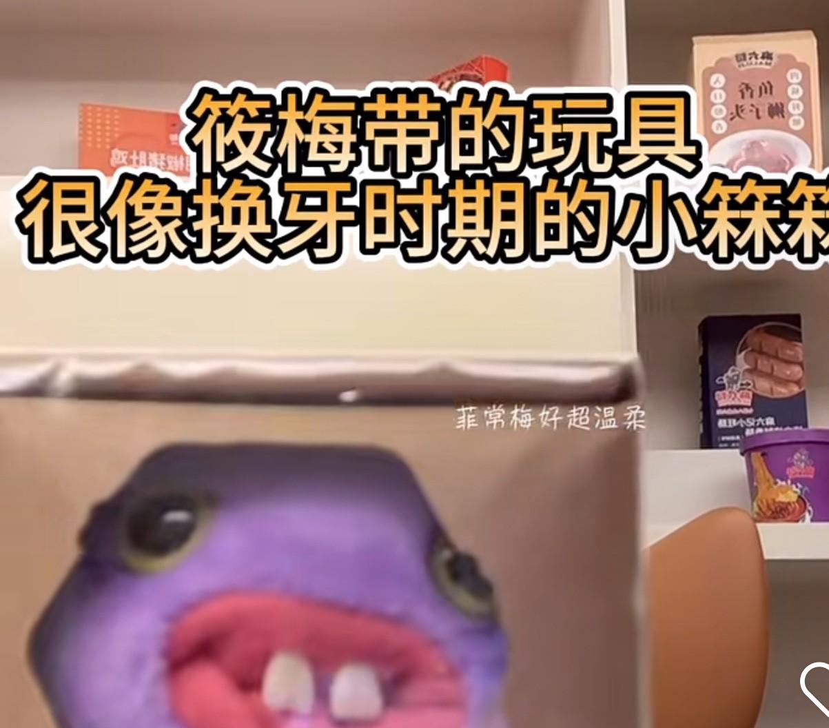 马筱梅也太猛了敢给霖霖买这样的玩具！虽然汪小菲一看见就被逗得哈哈大笑，但是霖霖