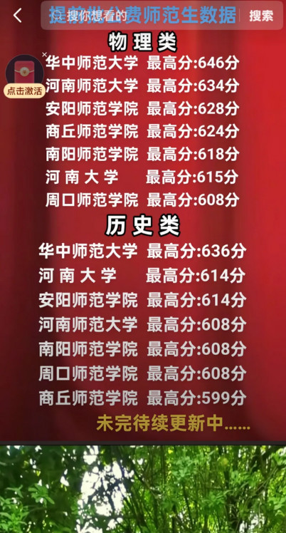 今年的公费师范生都杀疯了，有想过它高，没想到这么高。