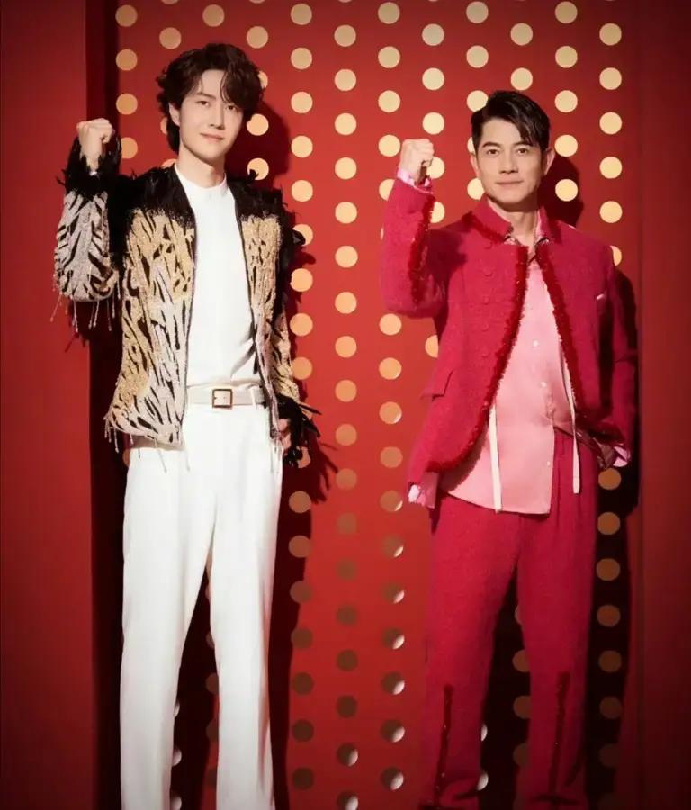 刷到条离谱热搜，说郭富城和王一博同台收视飙到38%，还整出“脚底一滑救场”的戏码