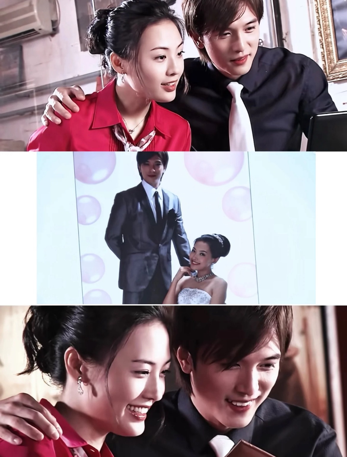 你和她选婚纱照时脸上的表情是真的很幸福严格爱孙晓菁；严立恒爱天美；华森爱杨真真