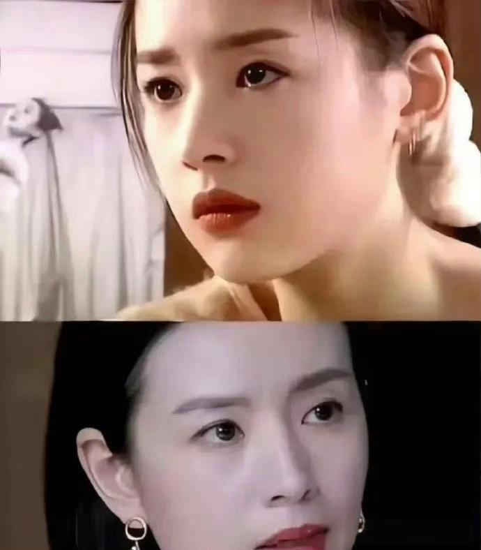 随着年龄增长，不论男女，嘴唇都会逐渐变薄，明星也不例外