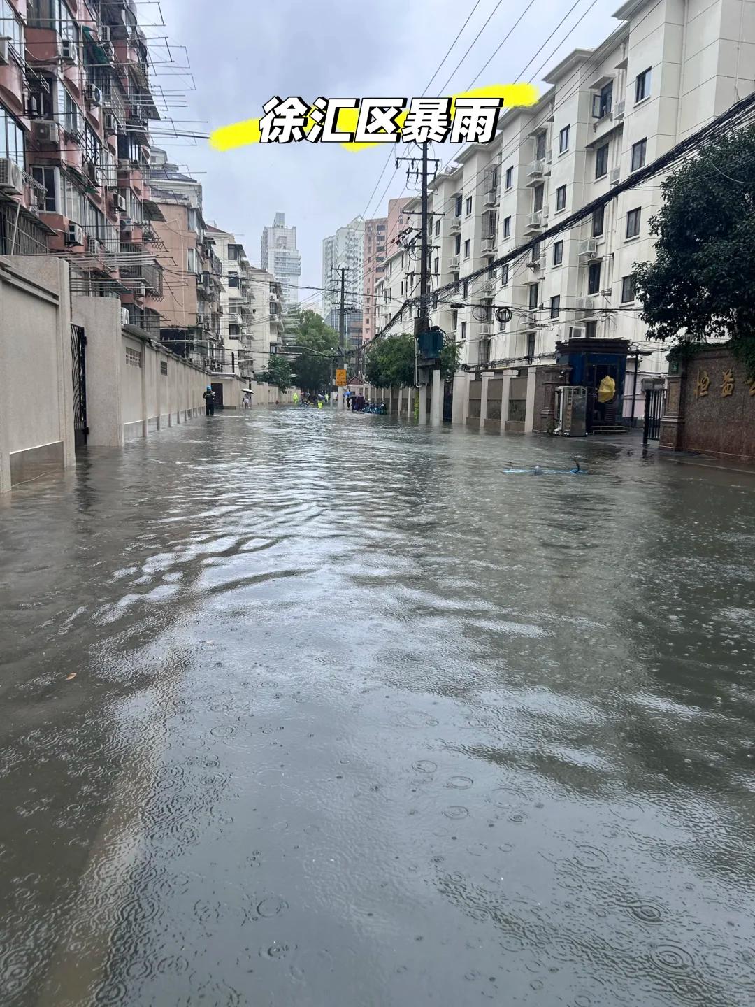 上海暴雨有个心照不宣的玄学：只要杨浦没淹，全城就算平安过关。因为历史欠账，杨