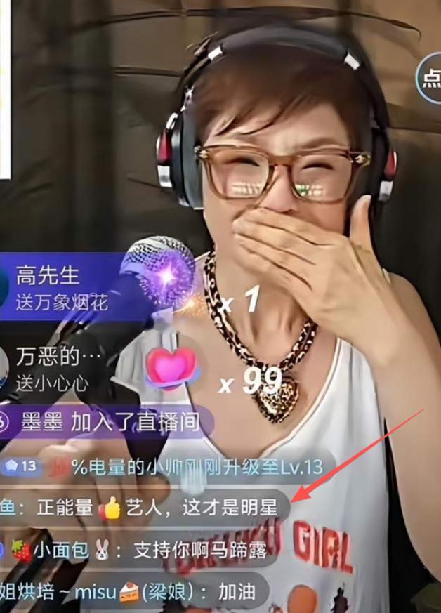 这才是爱国艺人应有的待遇！直播间里，嘉年华和火箭这些大礼物刷个不停。后台显示，马