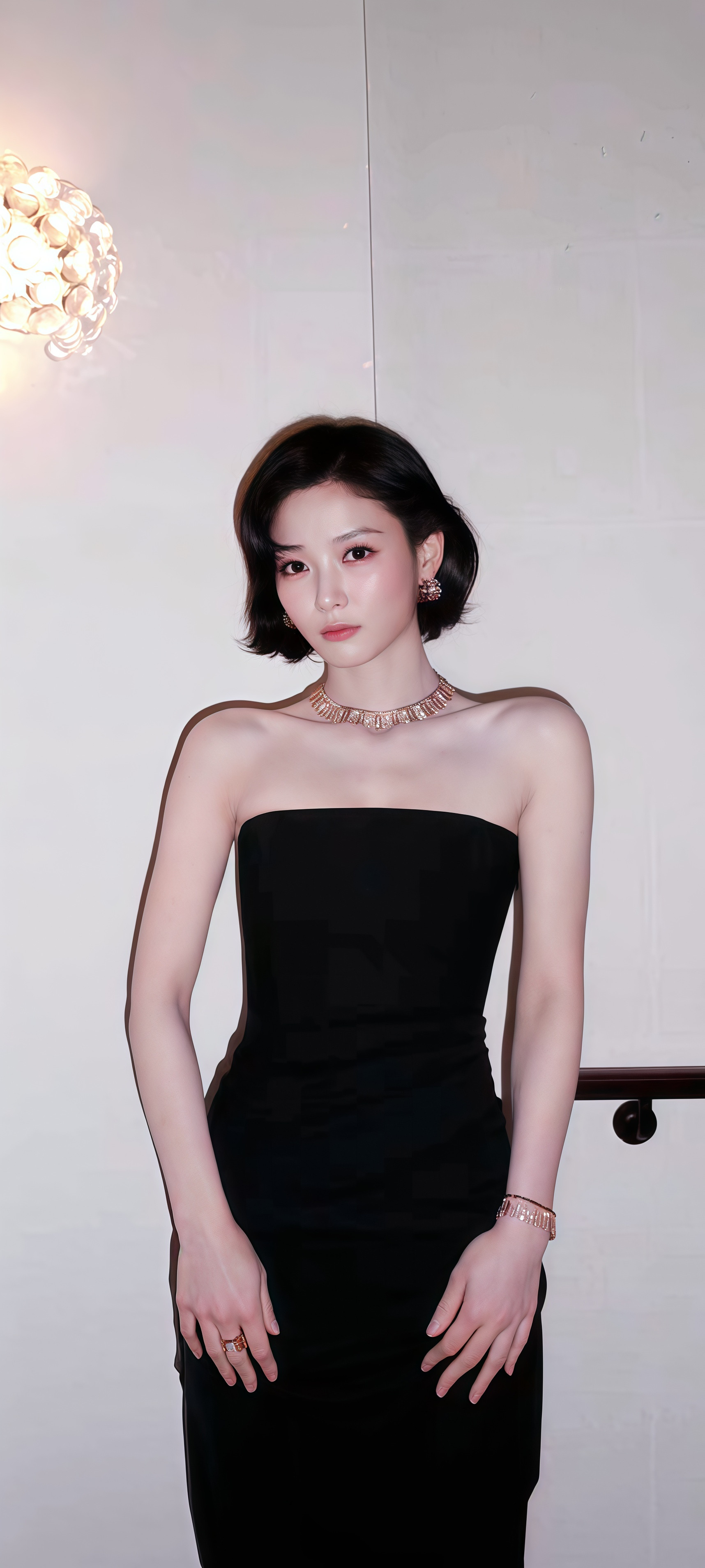 金裕贞ins黑裙壁纸更新这一组完全女王级别啊​​​​