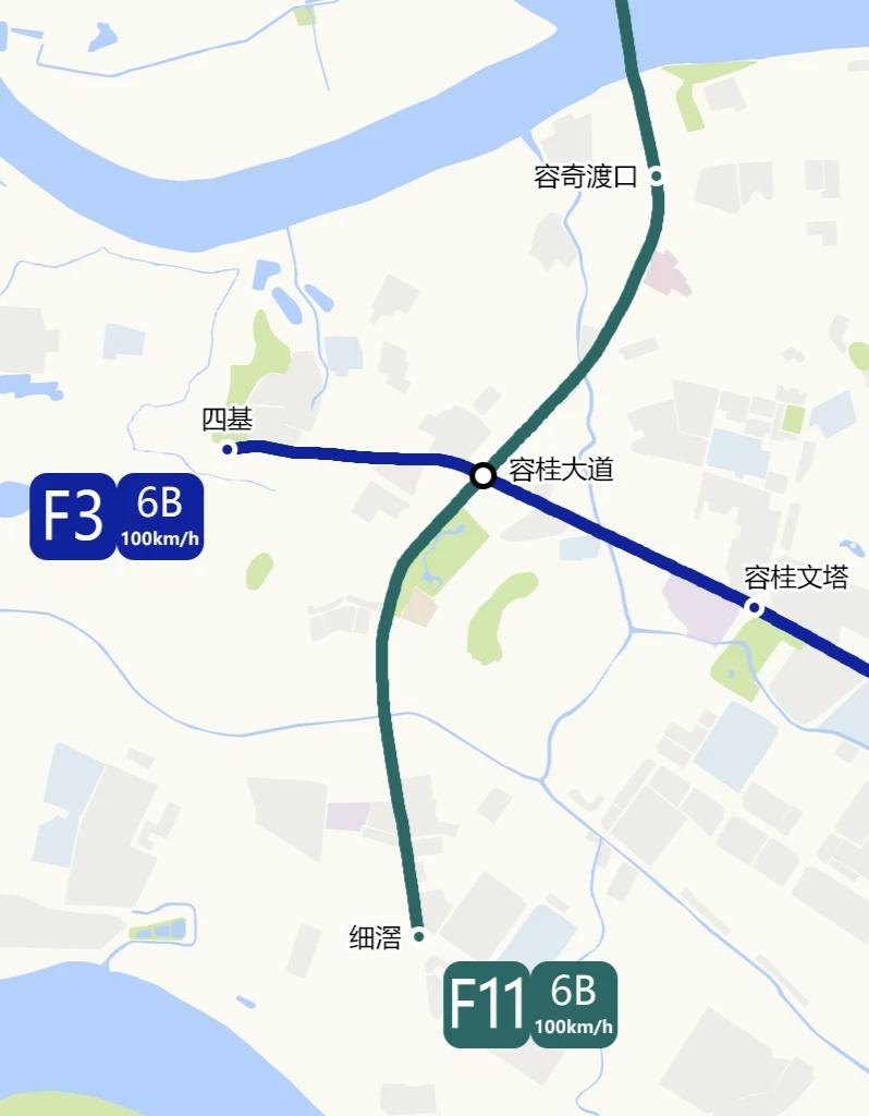 架空世界的佛山地铁11号线如图是该架空2030年的线网图。佛山地铁11号线一期