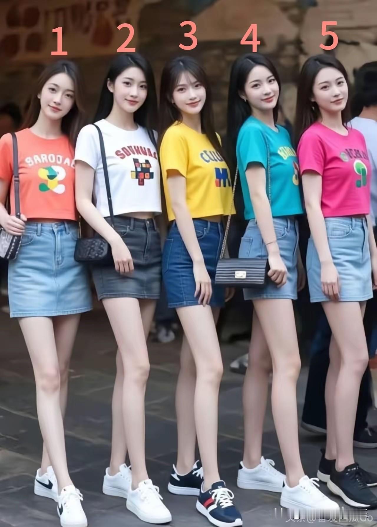 如果能选一个做老婆，估计大多数人都是选五号吧？