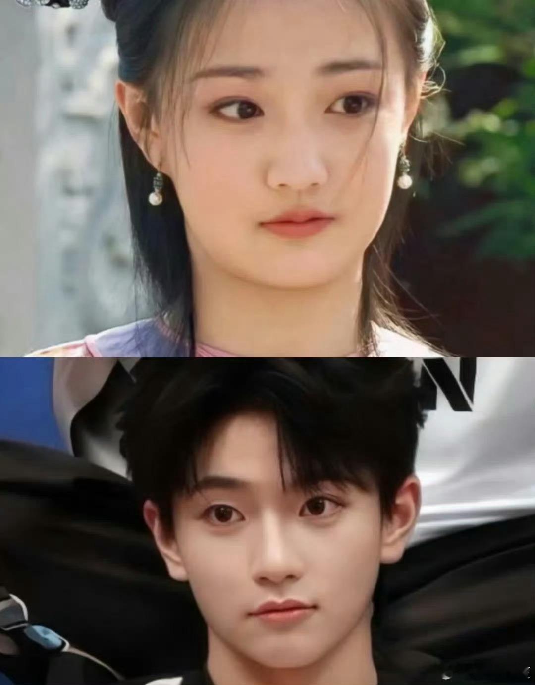 第一个发现穆祉丞长得像玉娆的网友简直是神了，两个人都是大大的圆眼睛小圆脸，确实有