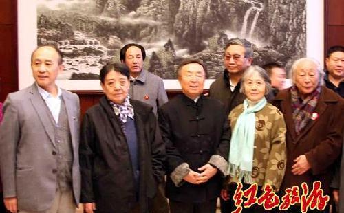 2008年12月，毛主席机要秘书张玉凤、毛主席专职摄影师吕厚民，毛主席警卫员田云