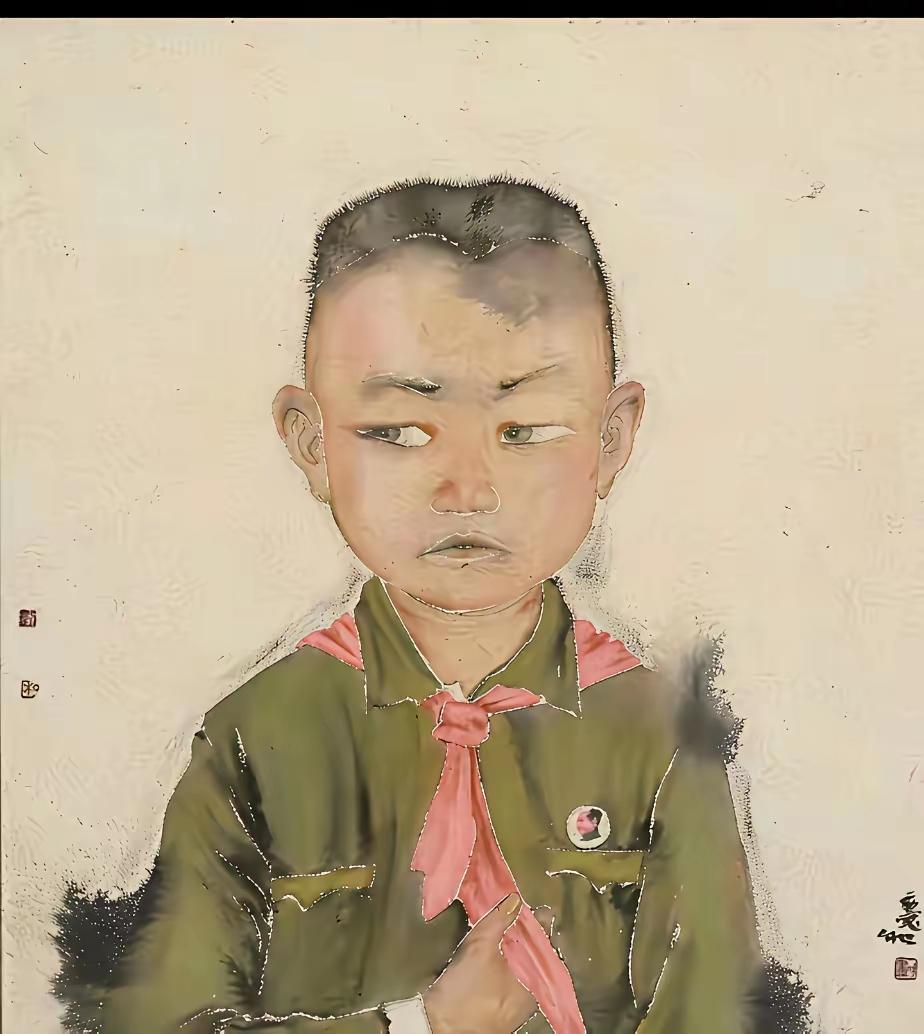 以为清华美院够离谱了，央美教授刘庆和的《开学》又刷新了底线。谁家孩子开学是这