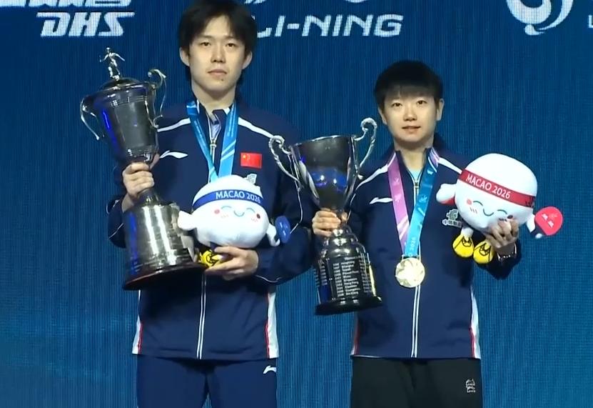 很危险，王楚钦孙颖莎都在拿到冠军点后，心理剧烈波动。今年的澳门世界杯，两个世界