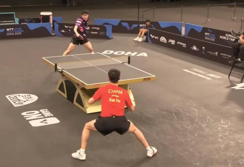 恭喜18岁小将温瑞博3:1战胜薛飞，晋级半决赛！大飞也不错，今天3:2战胜了张本