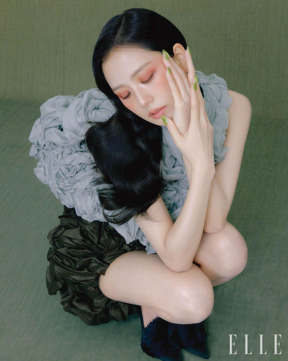 金智秀xDiorxELLEKorea古典美人入画胜如画韩版ELLE十二