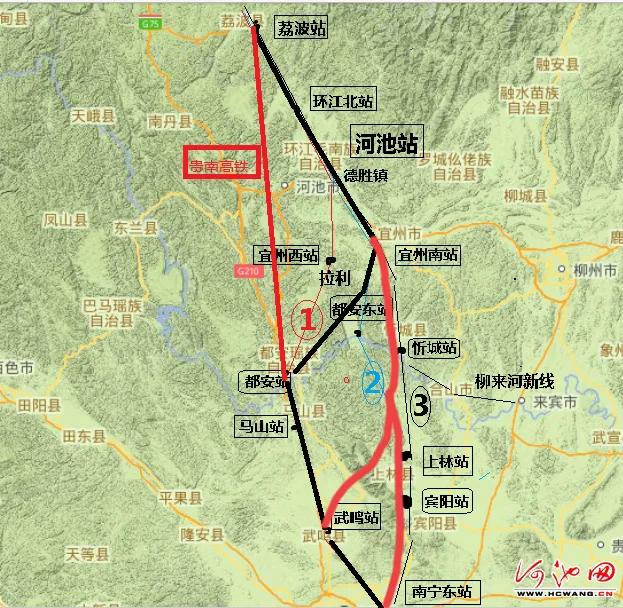 广西宜州需要高铁或者普铁直达首府南宁的迫切程度有多少呢？需不需要全新开通至南宁的