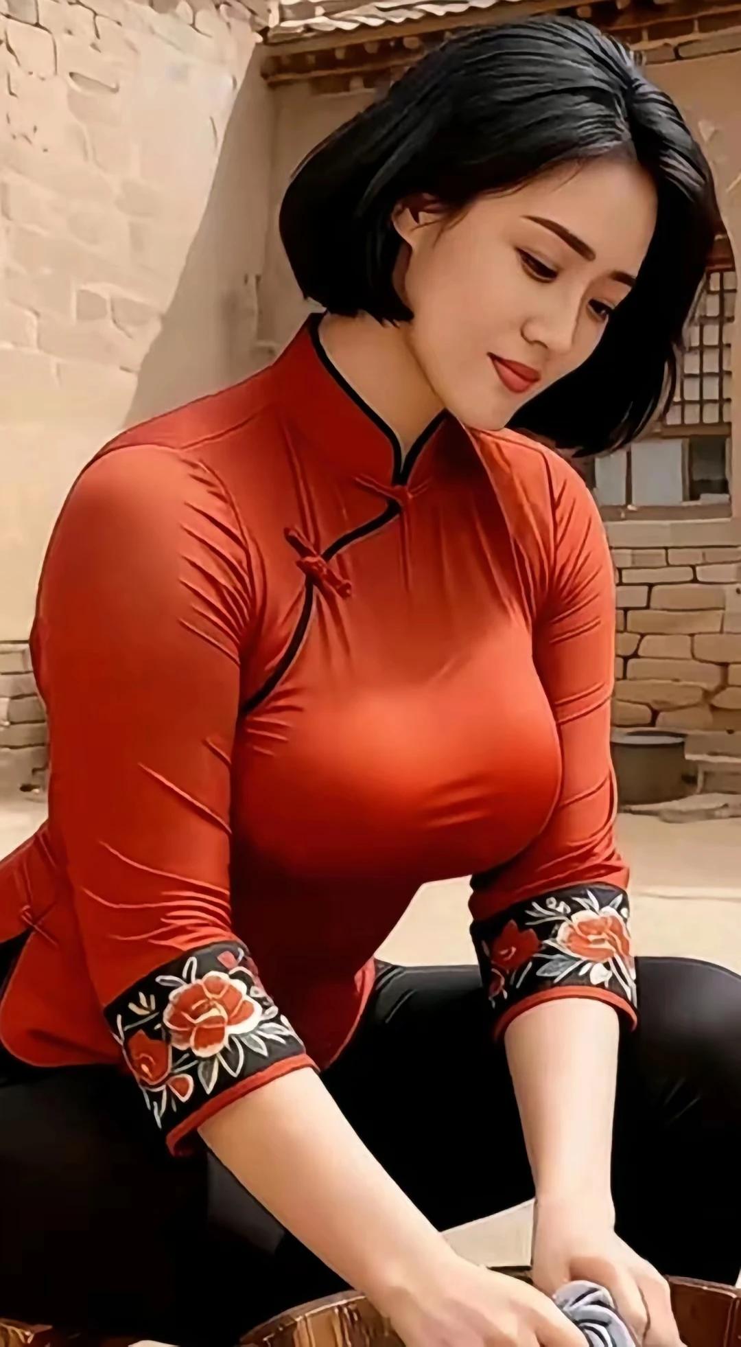 农村媳妇最辛苦，生儿育女拿命赌。操劳一生难享福，但求晚年走坦途。