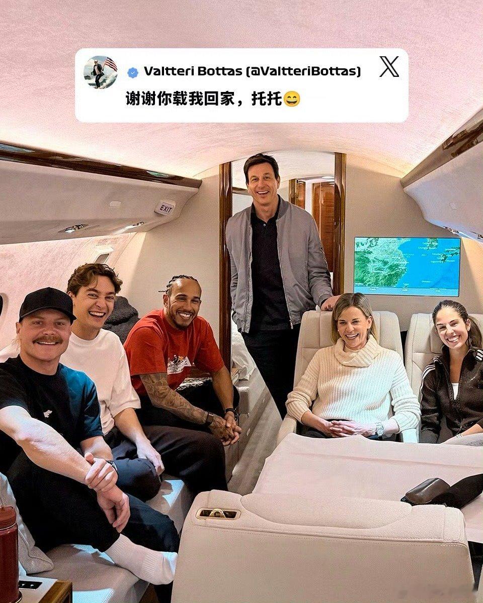 汉密尔顿和博塔斯，驾驶法拉利动力总成是工作，享受奔驰才是生活。如果有一个分站，R