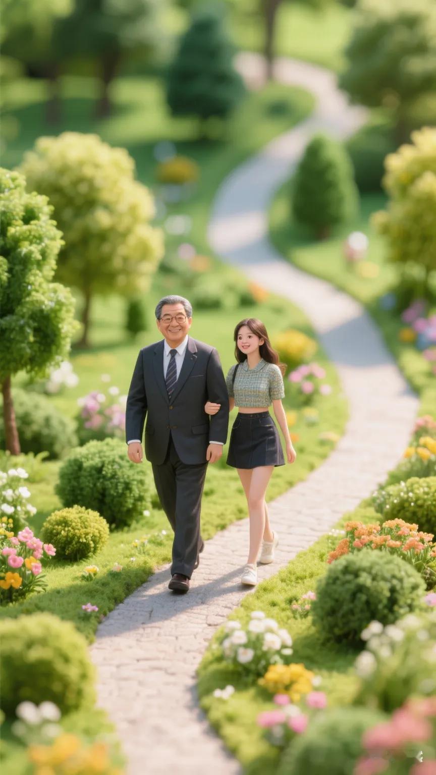 表妹的女儿24岁，她是一个劲的漂亮，大学毕业后考事业编考上了，在水务局上班，给他