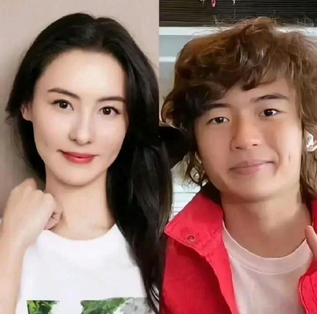 外甥像舅是真的，张柏芝大儿子这不和舅舅是一模一样的嘛。可惜了谢贤、狄波拉、谢霆