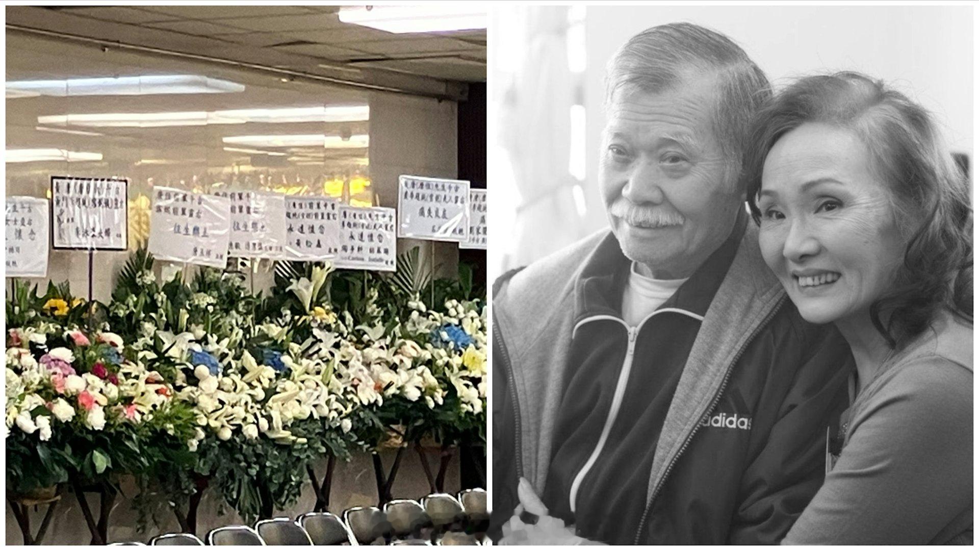 唐佳雪妮设灵｜灵堂挂“永远怀念”牌匾　刘青云、杜琪峯花牌送别|香港01资深武