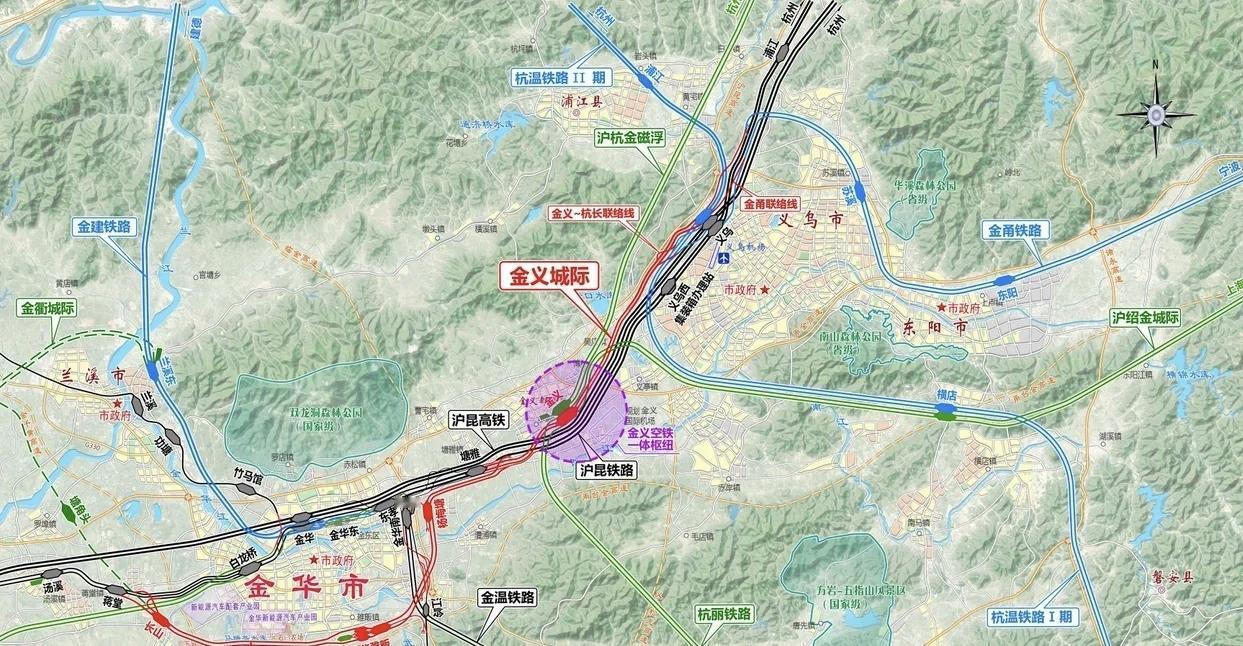 2026年开年，全国高铁枢纽建设迎来新进展，浙江金华金义站、四川成都天府站两大高