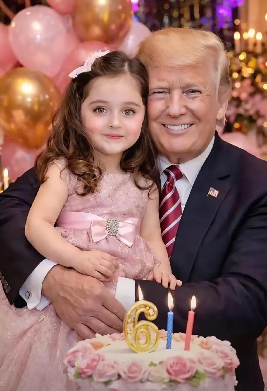 6岁的Carolina，特朗普老二埃里克的闺女，活脱脱一个精致洋娃娃。​但别