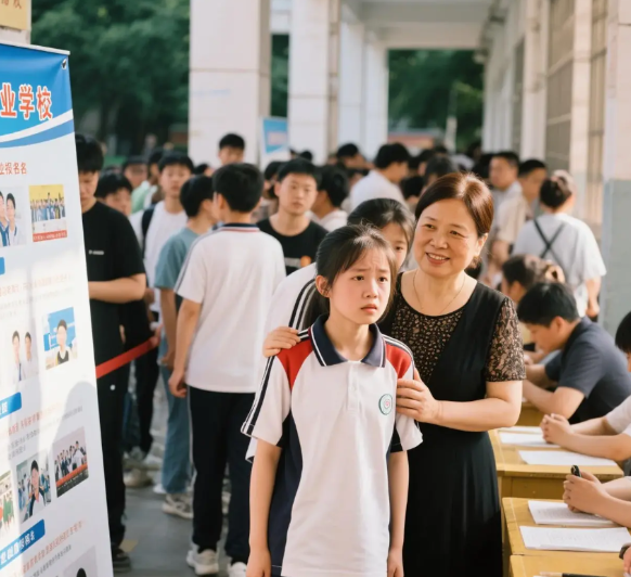 这年头，考不上高中一定要提前择校，晚了就来不及了中考成绩一出来，尤其是分数只
