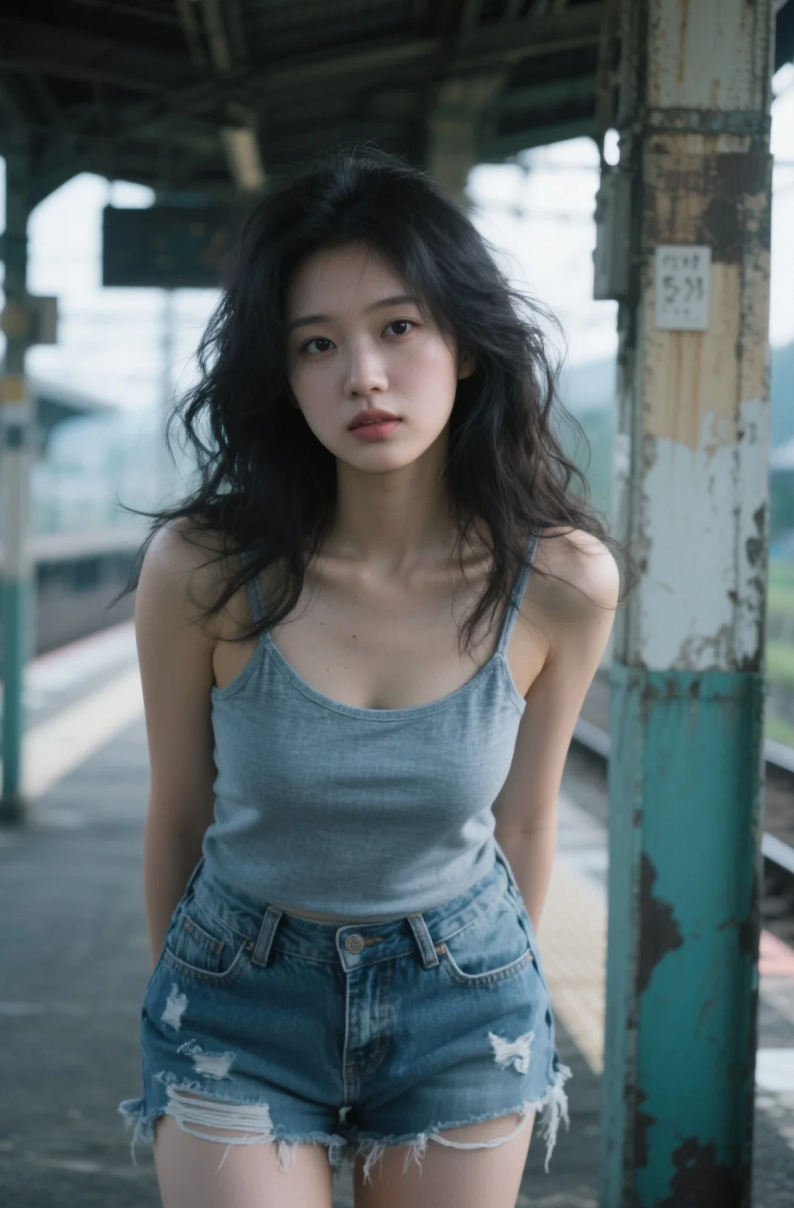 发丝凌乱美，小姐姐的松弛感太绝了