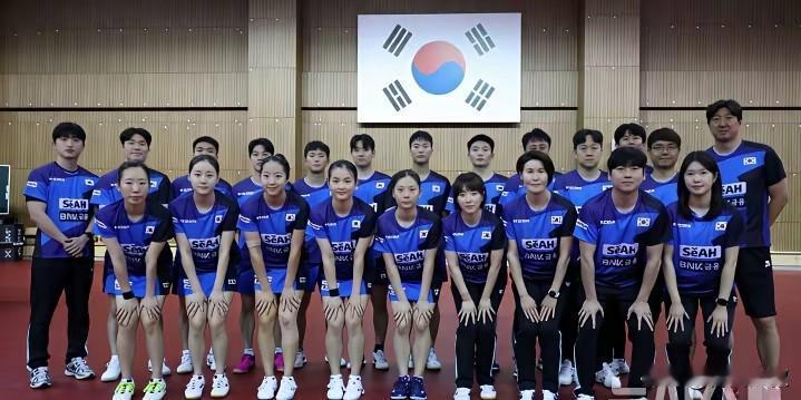 不得不说，女乒里面，韩国队的颜值最高！从韩国女队教练徐孝元，到球队23岁灵魂